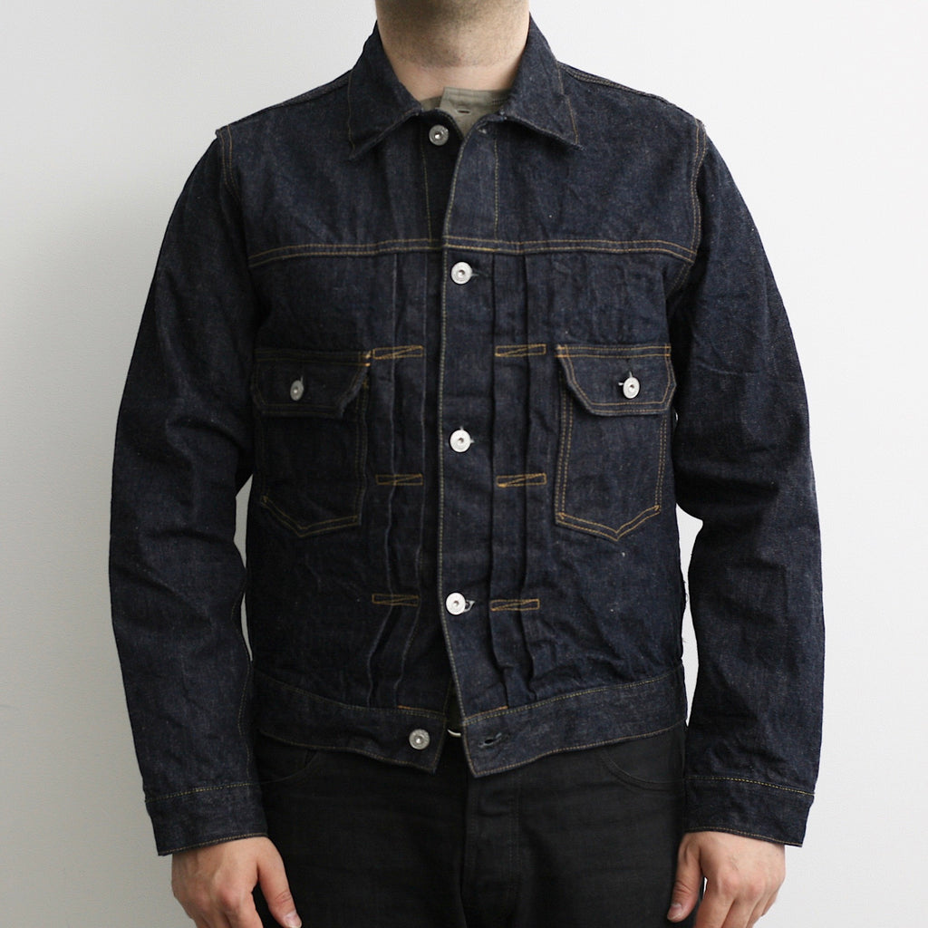 Natural Indigo Type II 14.5oz Selvedge Denim Jacket - OW (71949-XX) - Tempo