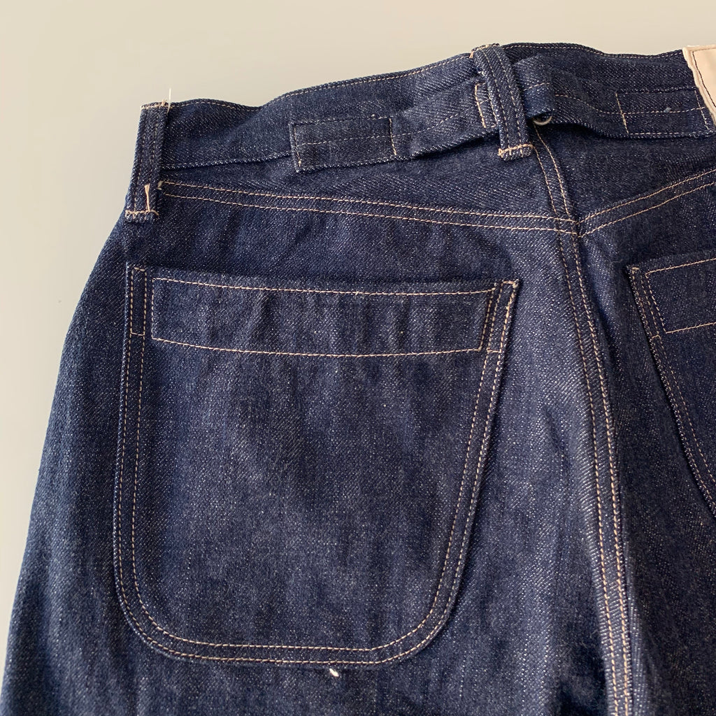 819 Denim 13.5oz Selvedge - Hi-Rise Wide Tapered - Sukumo Natural Indigo Hand-Dyed - Tempo