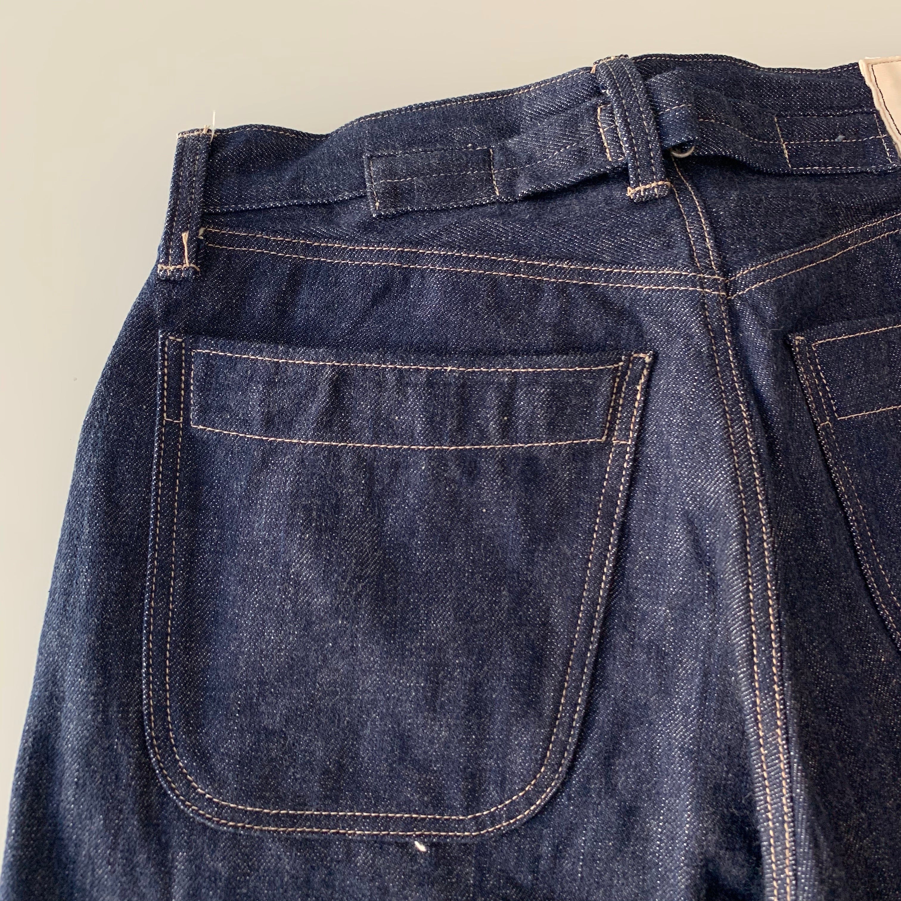 819 Denim 13.5oz Selvedge - Hi-Rise Wide Tapered - Sukumo Natural Indigo Hand-Dyed - Tempo