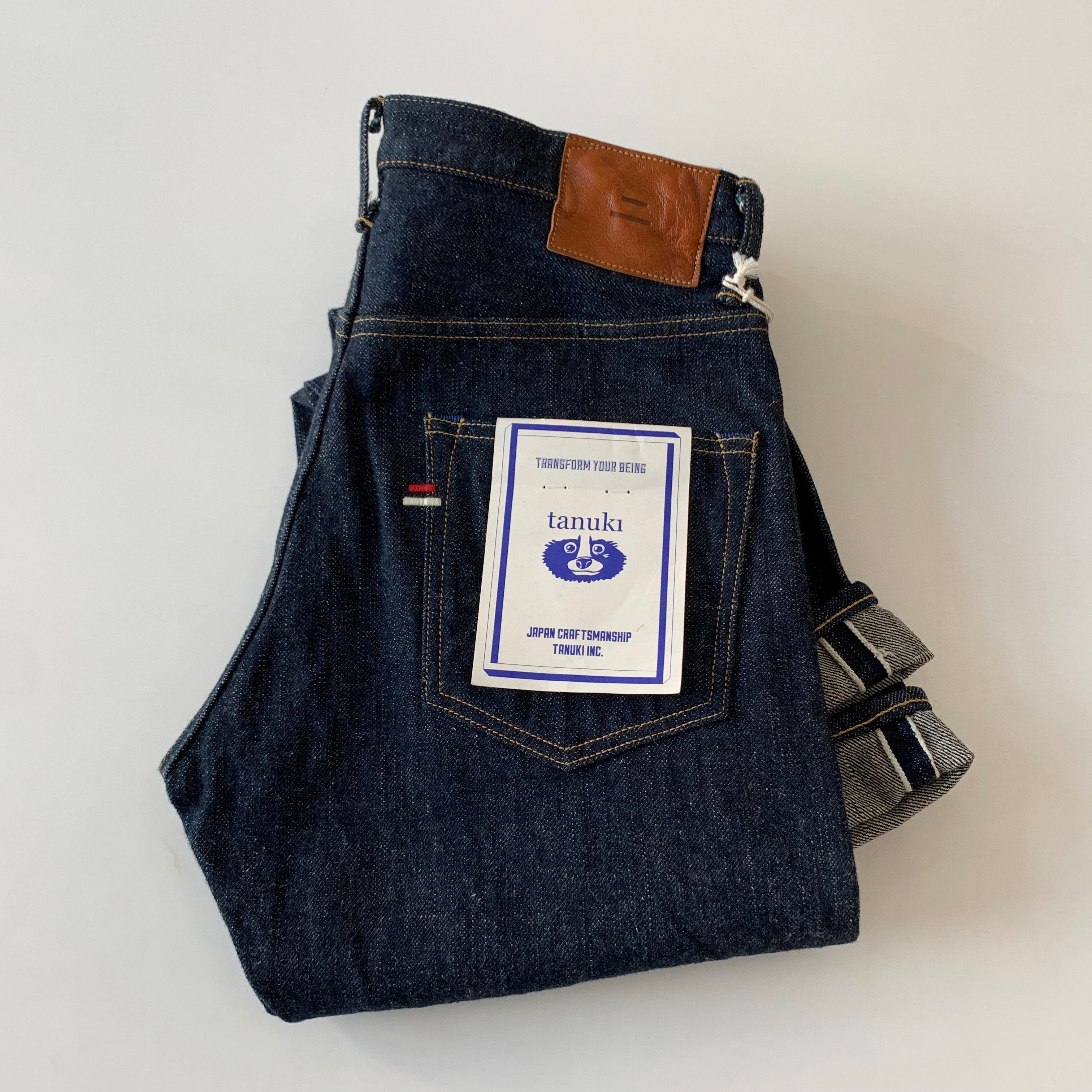 EHT - "Earth" High Tapered 18oz Greencast Selvedge Jeans - Tempo
