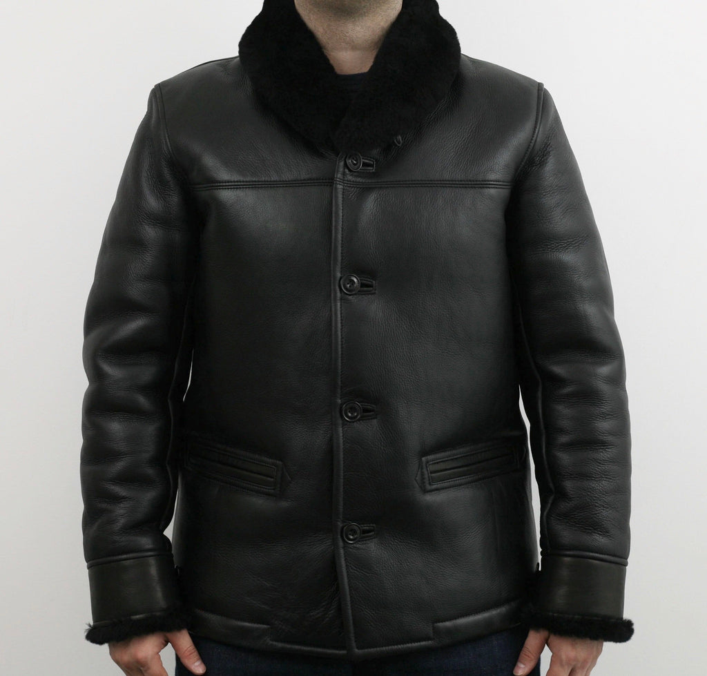 Colomer Mouton Coat in Black (CM-89) - Tempo