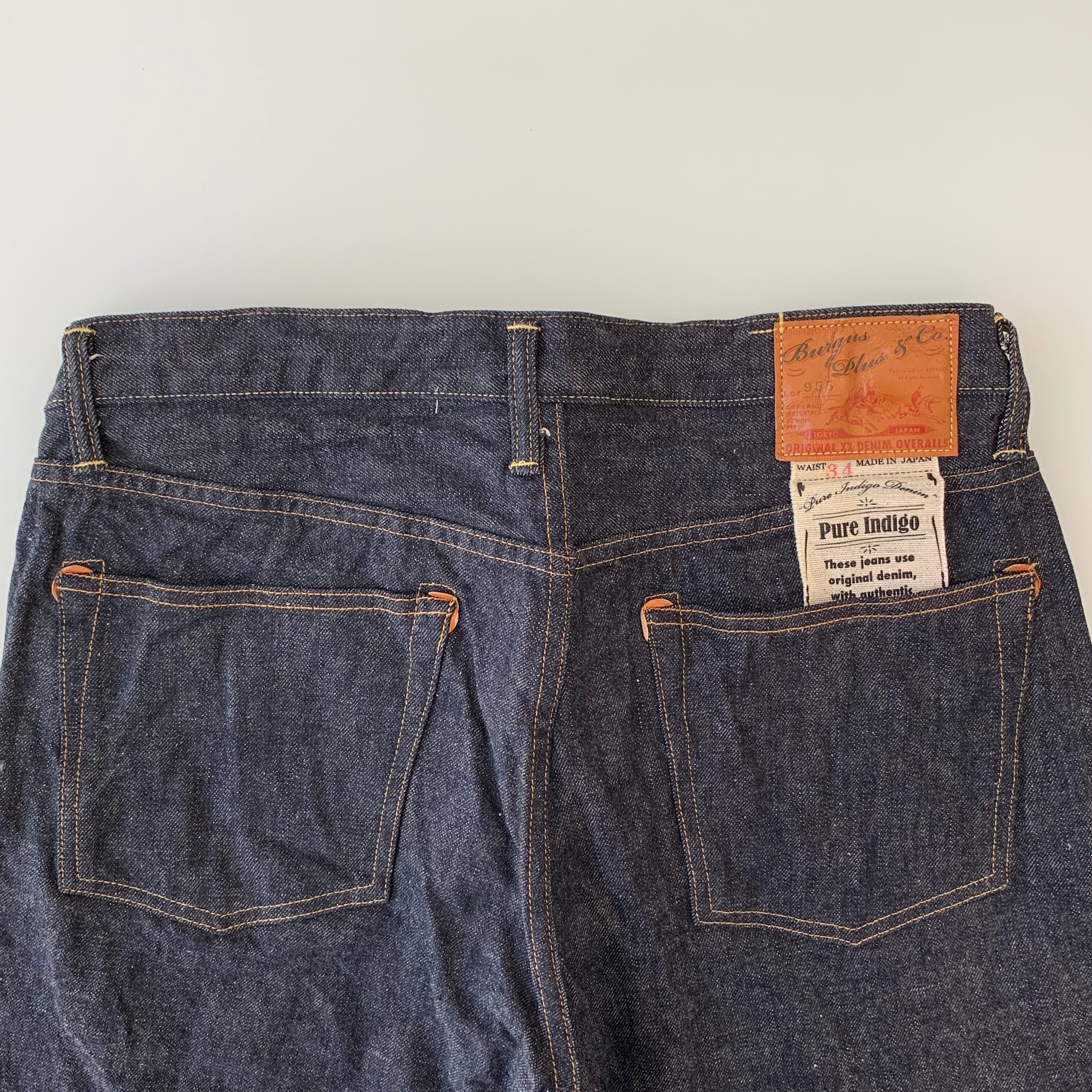 Natural Indigo 14.5oz  Selvedge Jeans 1955 XX Model - Narrow Straight - OW (955-XX) - Tempo