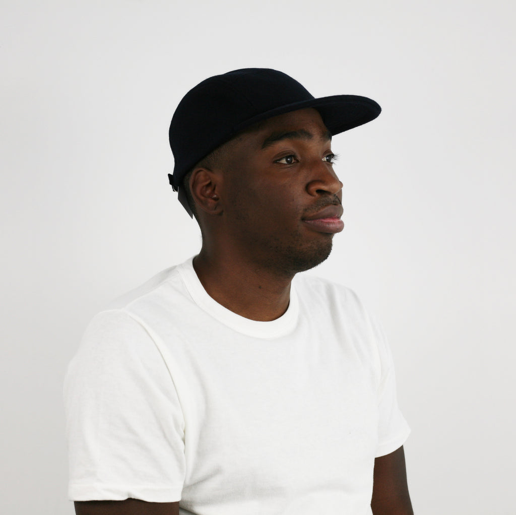 Melton Jet Cap in Navy - Tempo