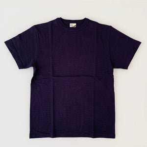 Tsuri-Ami Loopwheel Slub Cotton T-Shirt in Navy