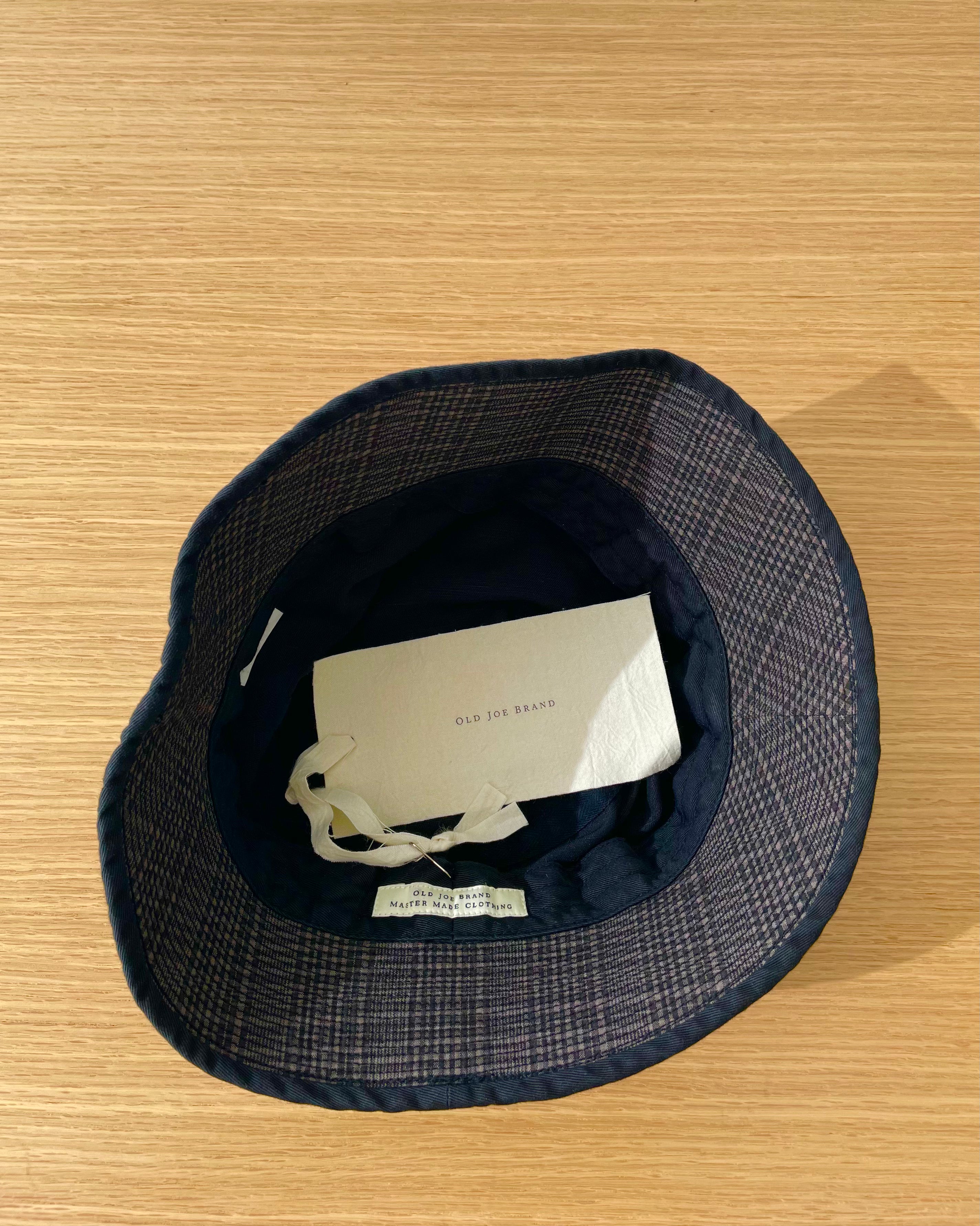 Distressed Cotton-Linen Bucket Hat - Black