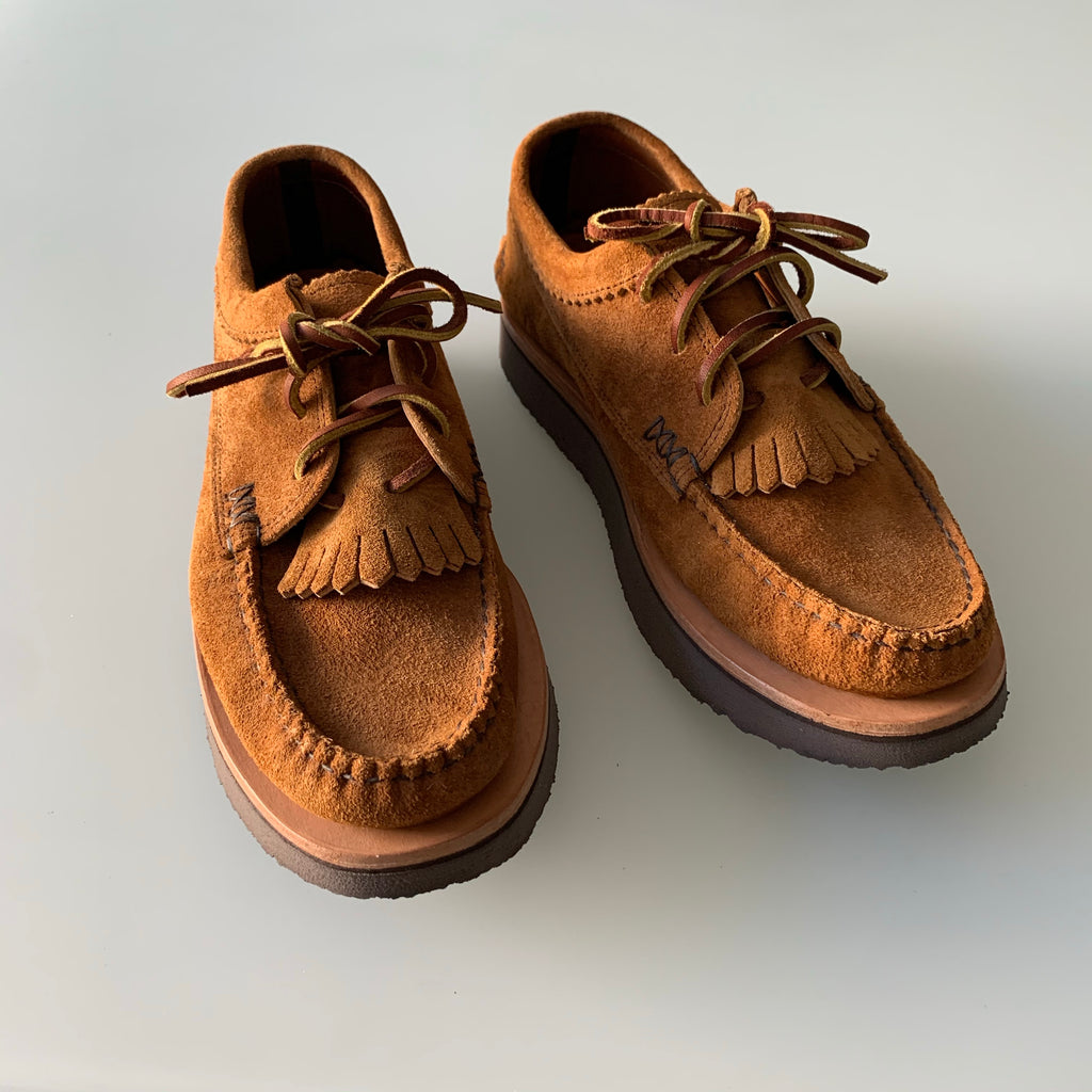 Blucher Rocker with Kiltie in Flesh Out Golden Brown - Tempo