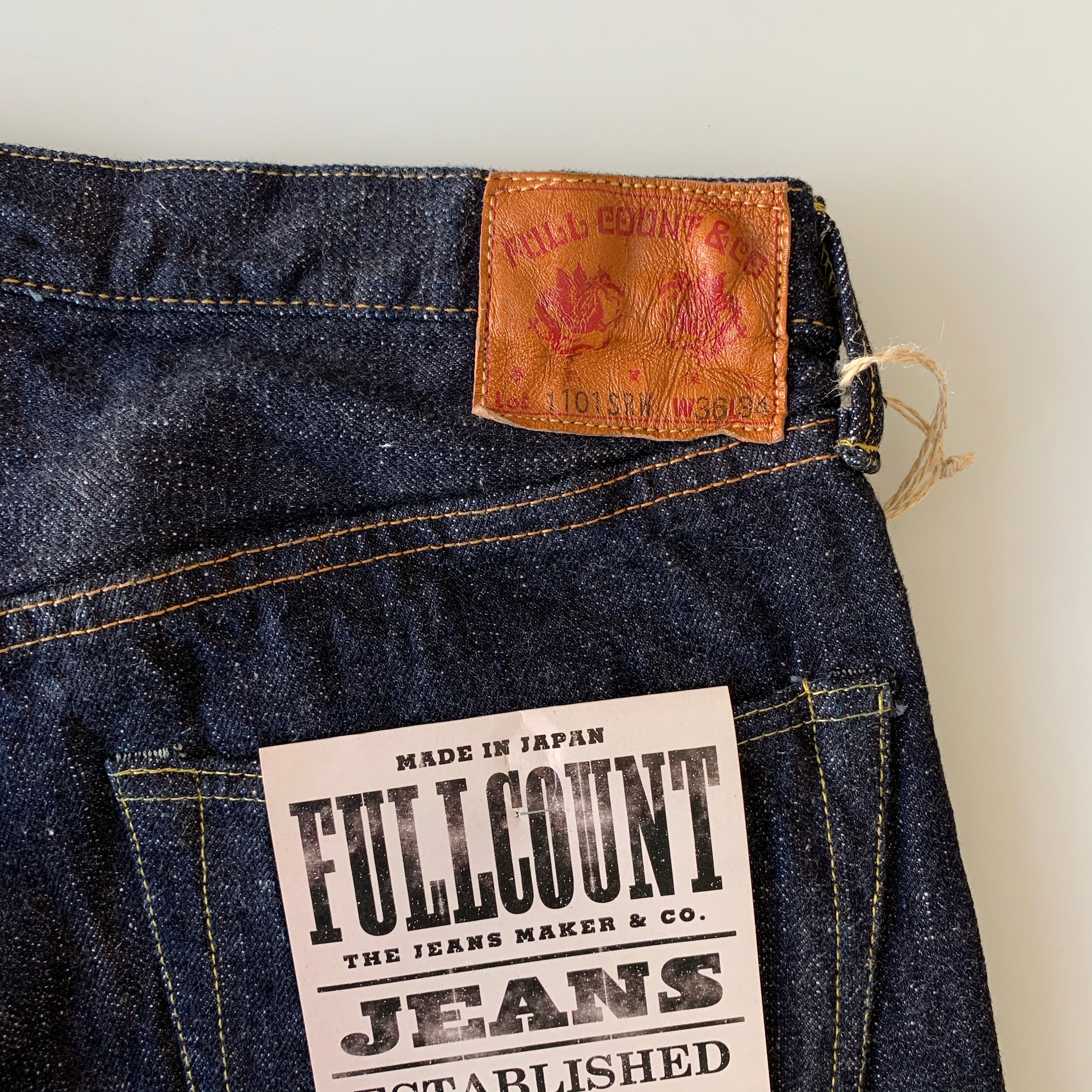 Original Straight Super Rough 15.5oz Selvedge Denim - OW - 1101SR - Tempo