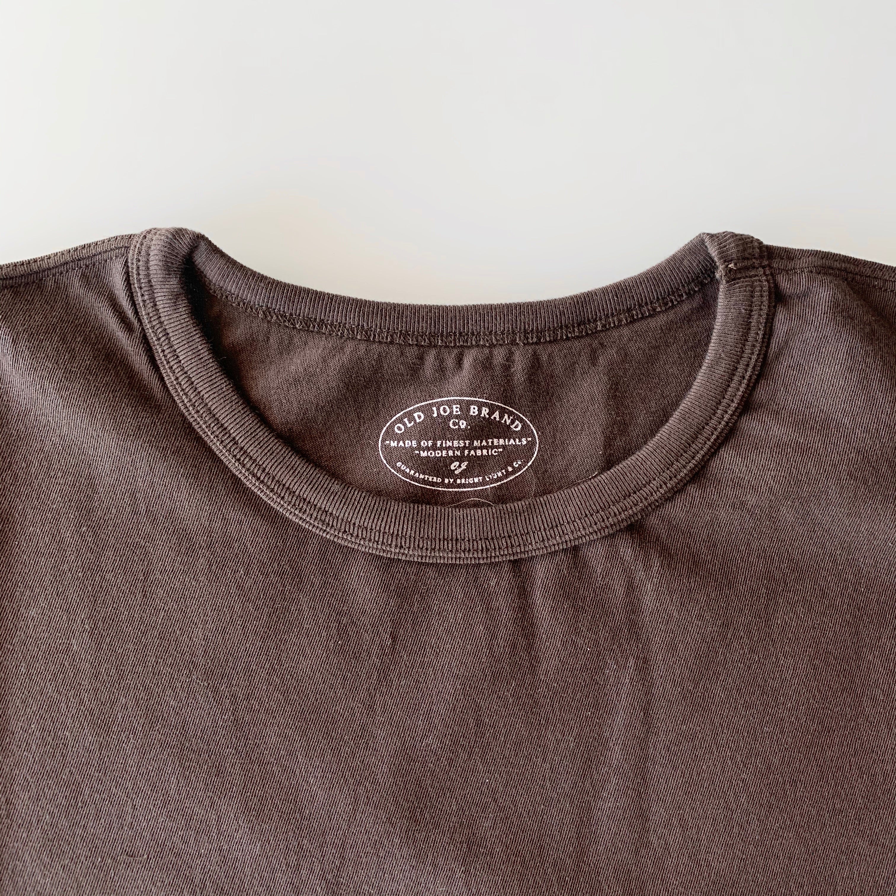 Tube Tee Crew Neck in Espresso - Tempo