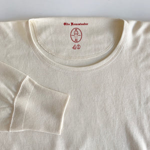 US004 Crew Neck Long Sleeve in Ivory