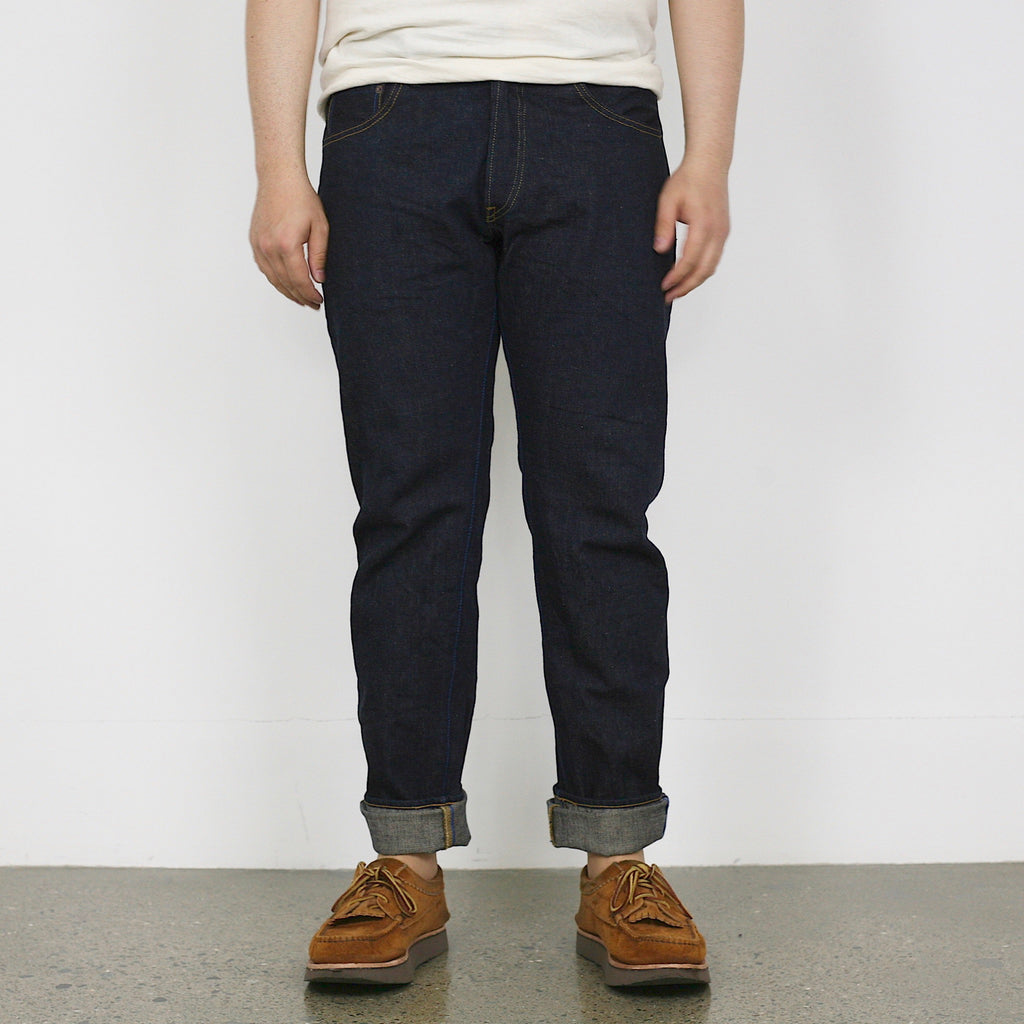 NHT "Natural Indigo" High Tapered 16.5oz Selvedge Jeans - Tempo