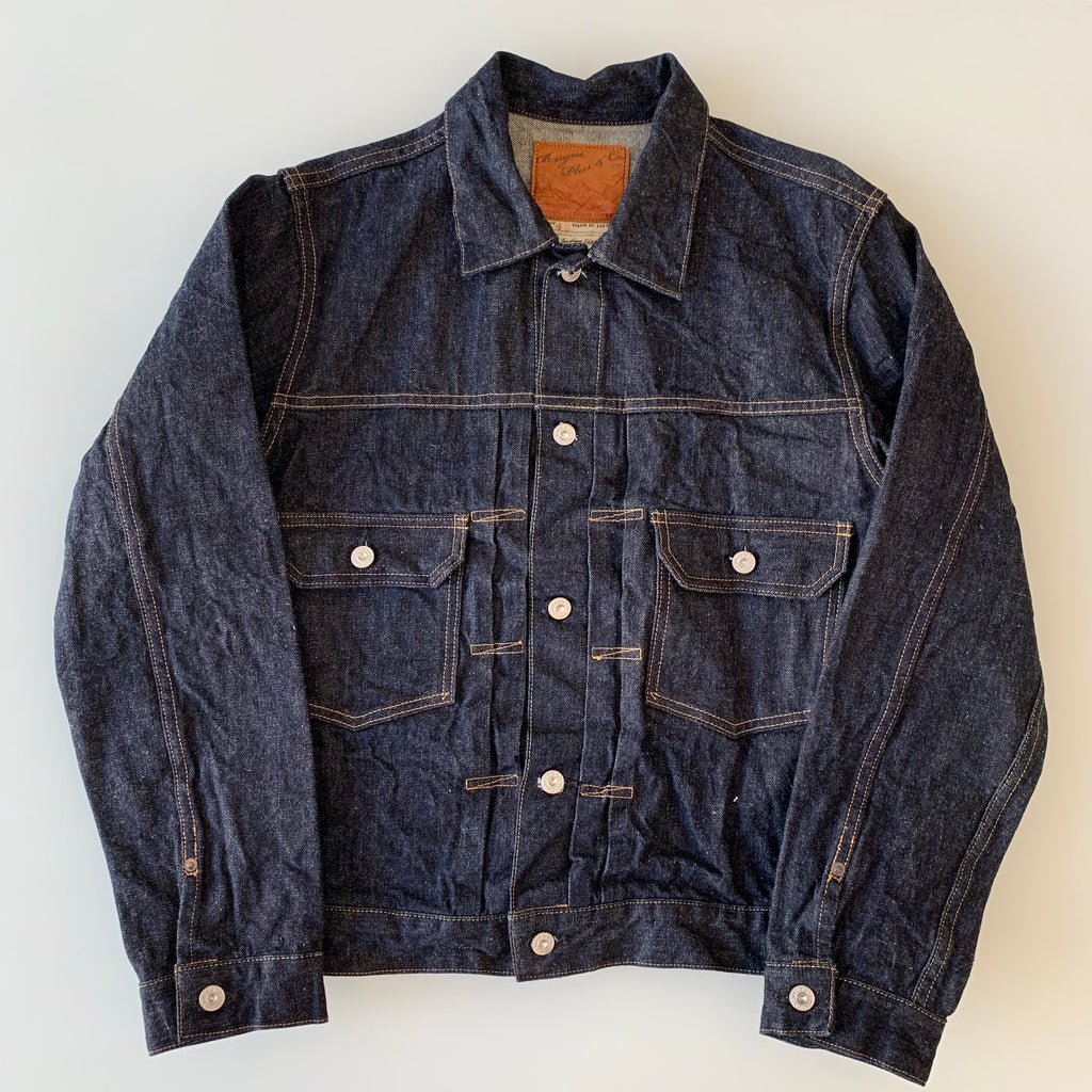 Natural Indigo Type II 14.5oz Selvedge Denim Jacket - OW (71949-XX) - Tempo