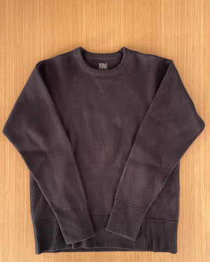 Ragtime Super Heavy Weight Thermal Shirts in Overdyed Black