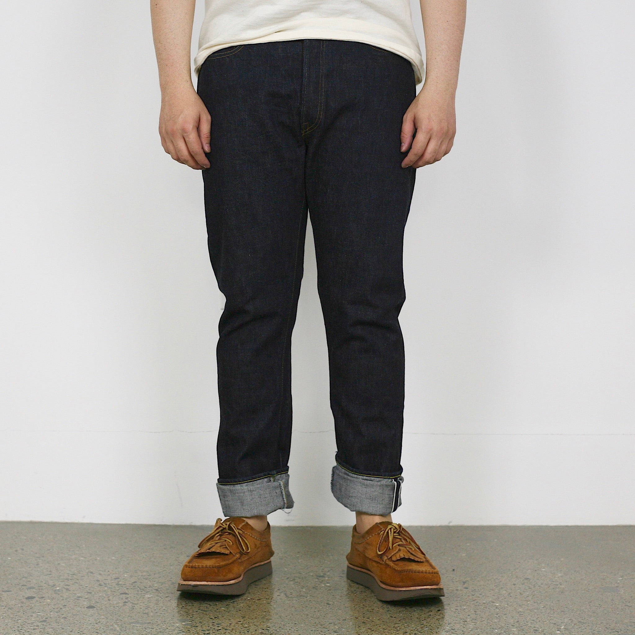 Japanese Heavy Ounce Denim from Fullcount Available Tempo Design Store