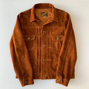 Steer Roughout Suede Type II G Jacket in Camel (TB-141) - Tempo