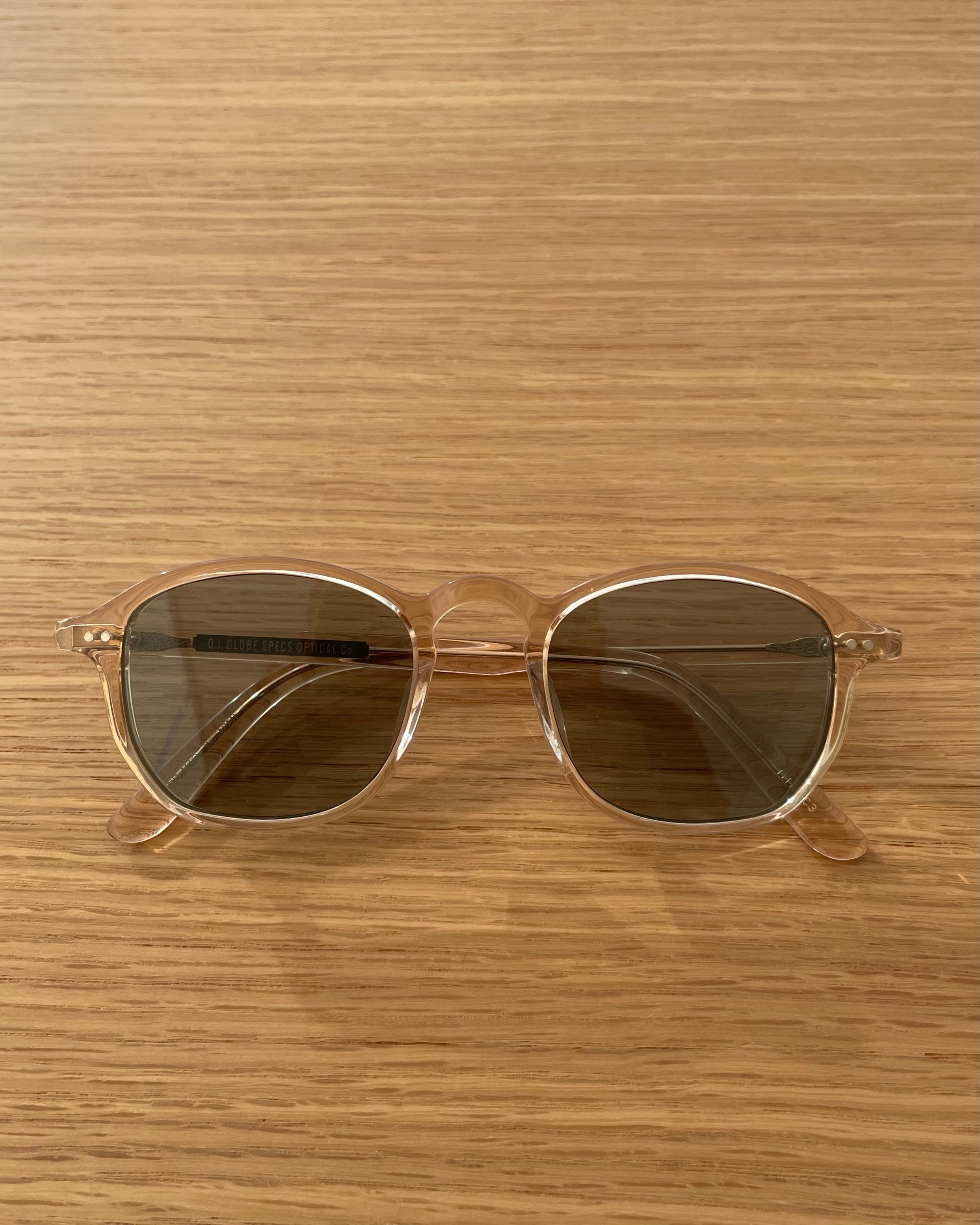 Mike in Vintage Clear Pink Cellulose Acetate - Tempo