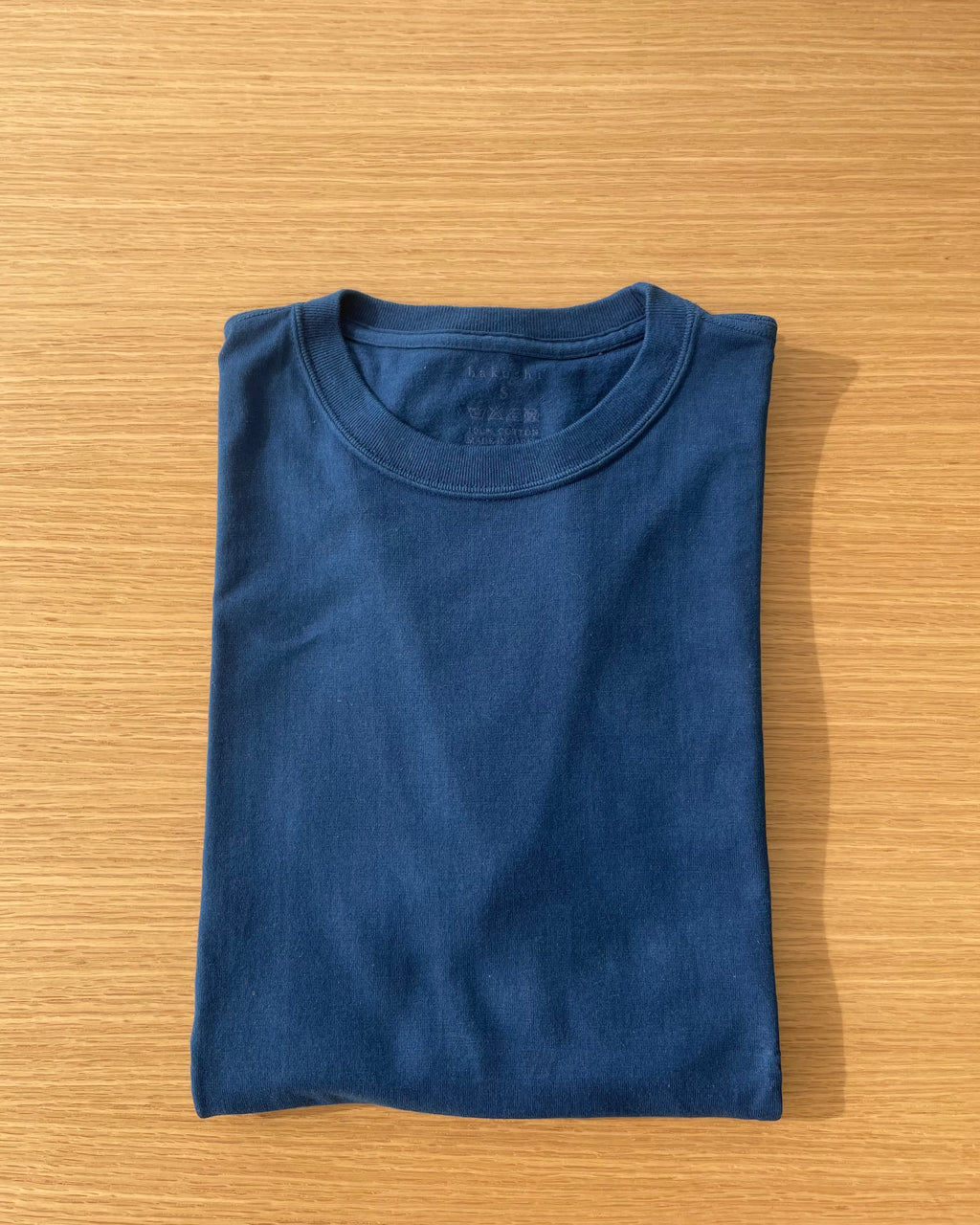Tsuri-Ami Loopwheel T-Shirt II - Indigo - Sukumo Natural Indigo Hand-Dyed - Tempo