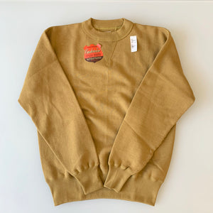 Tsuri-Ami Loopwheel Set-In-Sleeve Sweatshirt in Gold