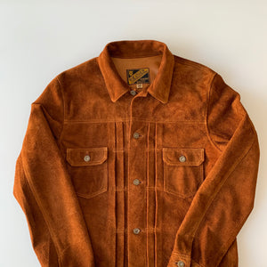 Steer Roughout Suede Type II G Jacket in Camel (TB-141) - Tempo