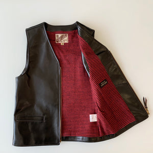 Teacore Vintage Pony Zip Vest in Black (PV-05) - Tempo