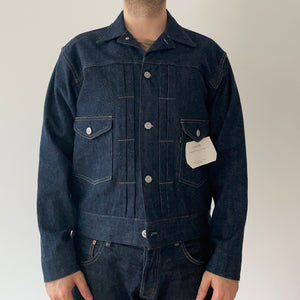 Open Collar Ranch Jacket in Indigo - OW