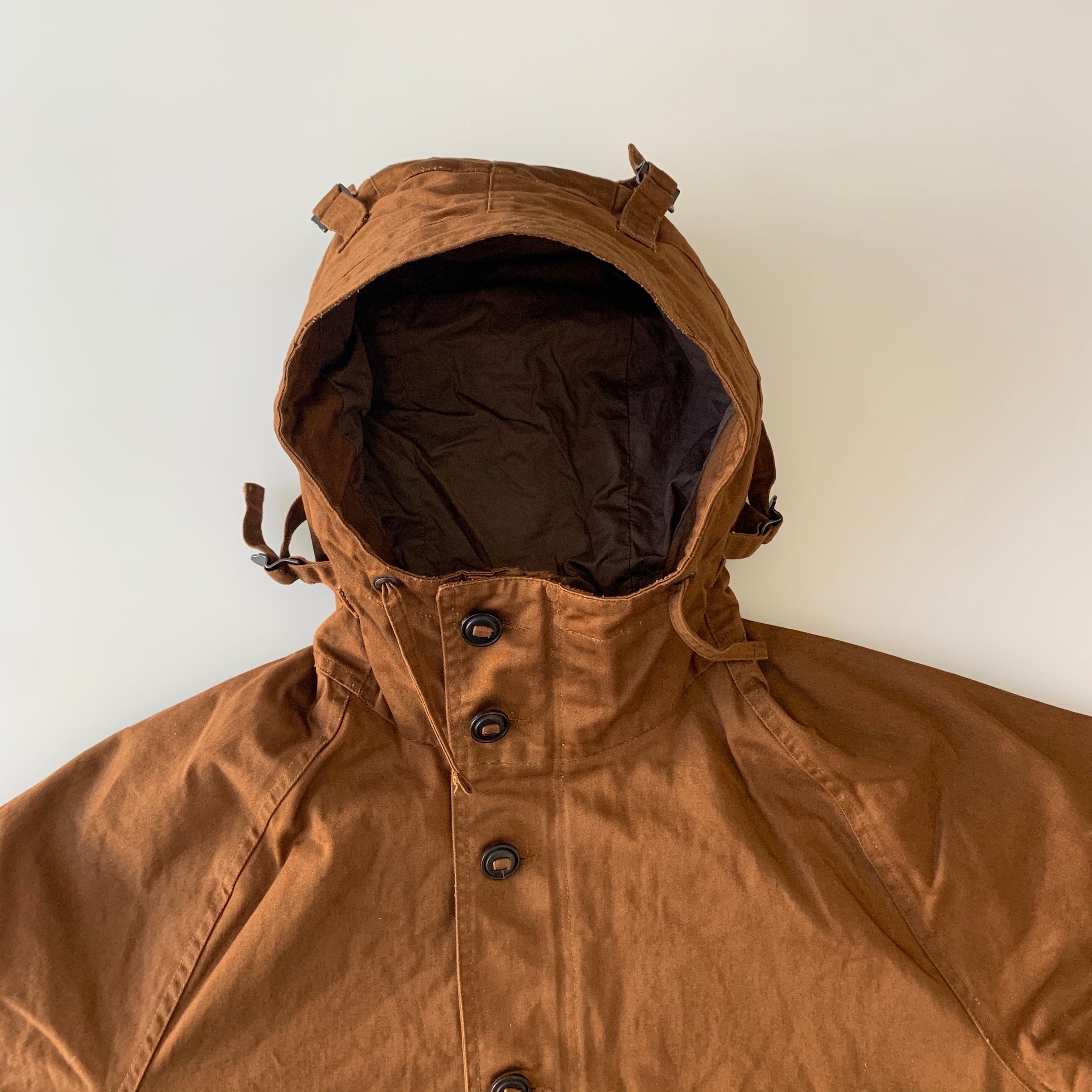 Parka in Backsatin Weather Tempo TEMPO Brown Store Design Foul - EASTLOGUE –