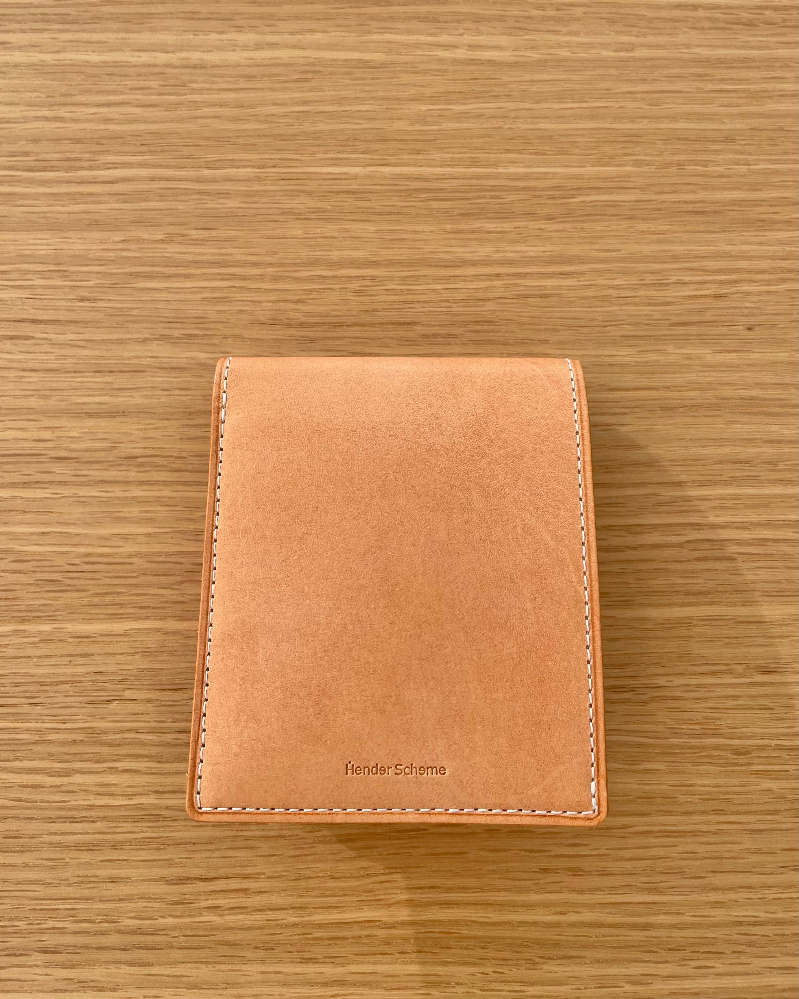 Half Folded Wallet in Natural - Tempo