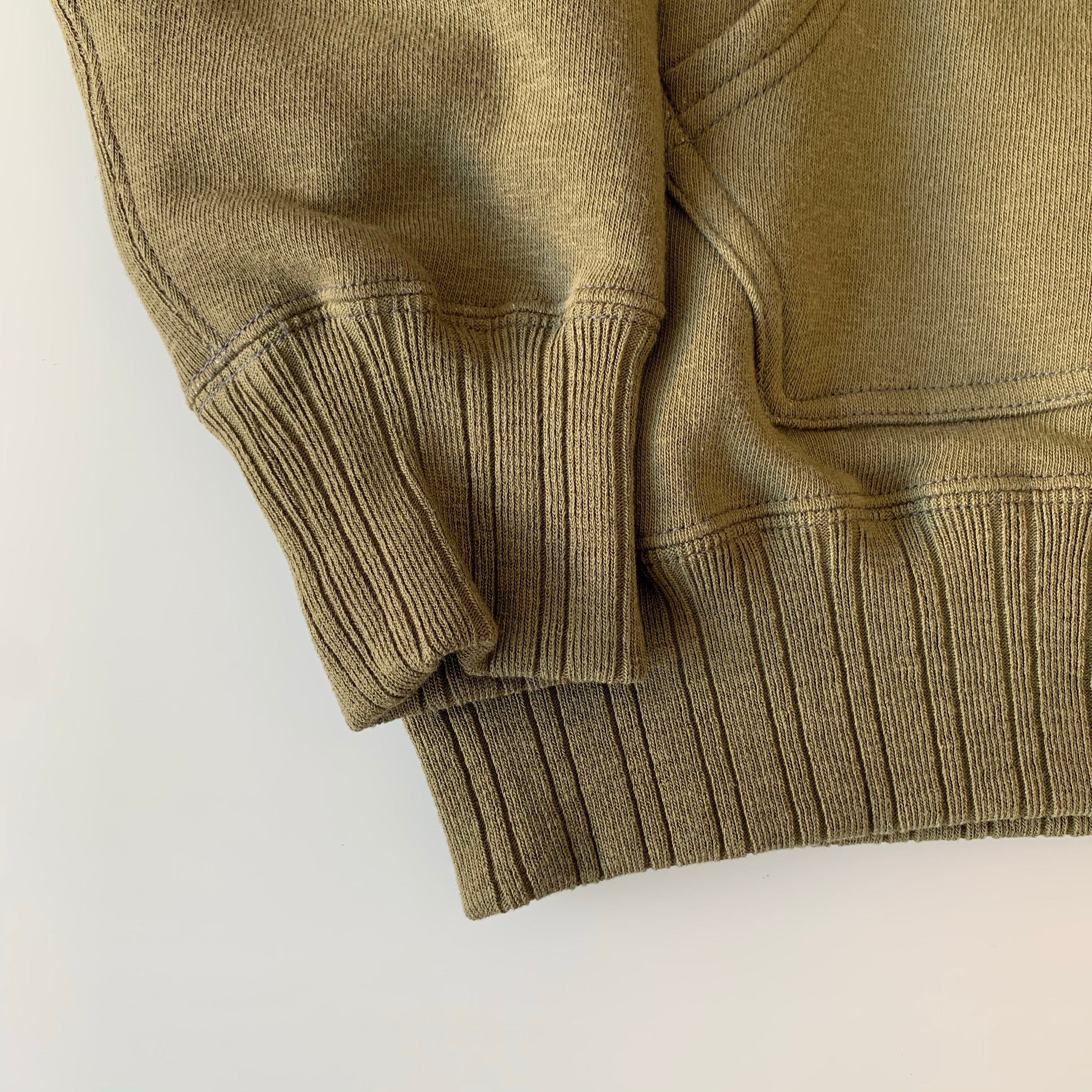 After-Hood Tsuriami Loopwheel Mother Cotton Sweat Parka in Olive - Tempo