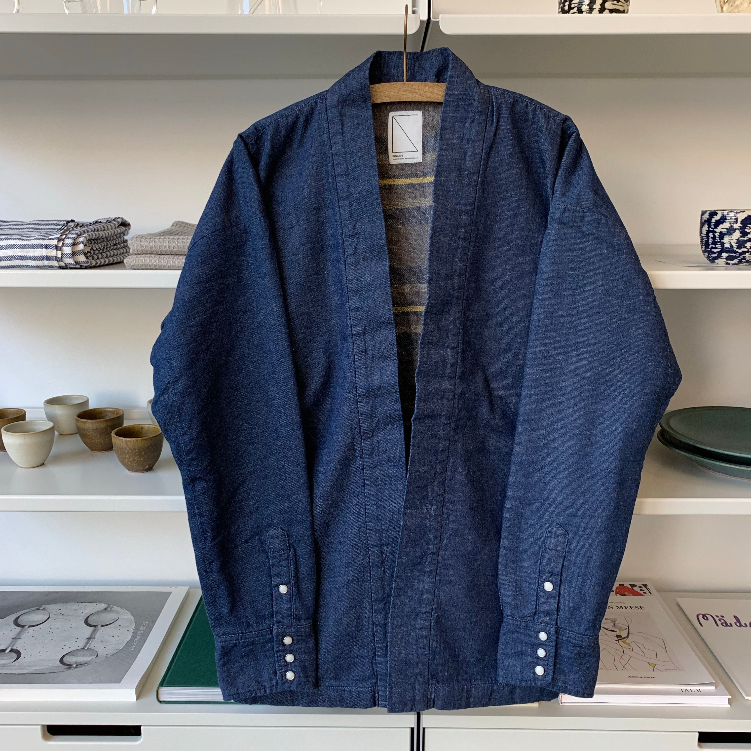 Western Haori in One Wash Denim - Tempo
