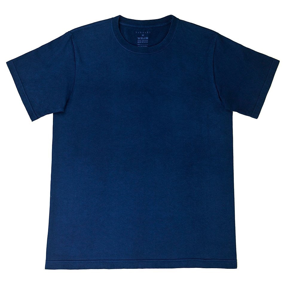 Tsuri-Ami Loopwheel T-Shirt II - Dark Indigo - Sukumo Natural Indigo Hand-Dyed - Tempo