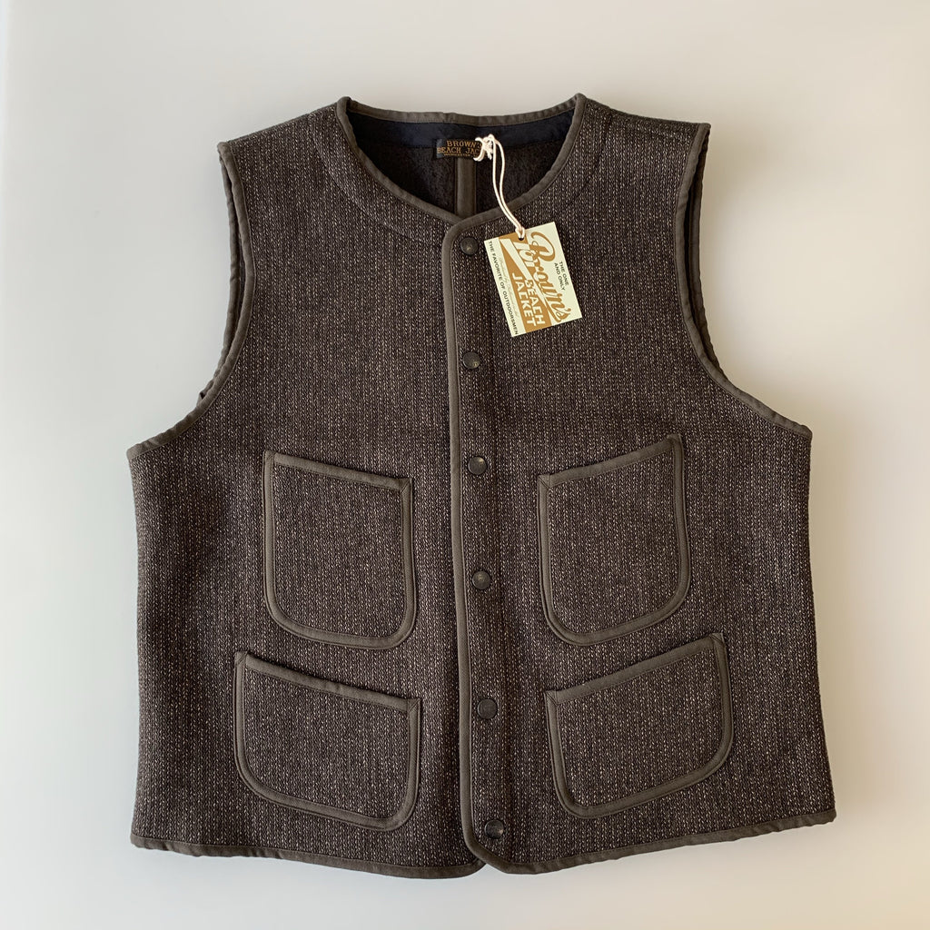Brown's Beach Early Vest in Oxford Grey - Tempo