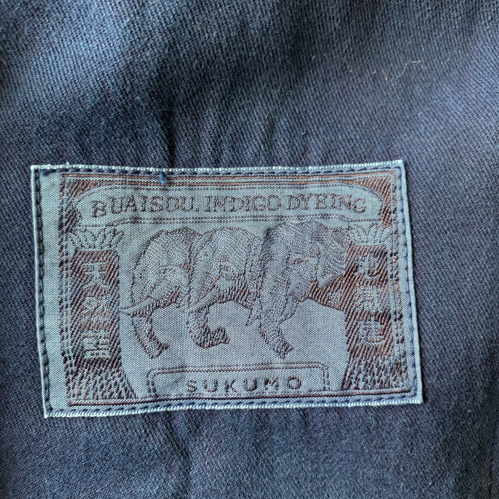 Work Shirt - Dark Indigo - 2x2 Cotton Twill Weave - Sukumo Natural Indigo Hand-Dyed - Tempo