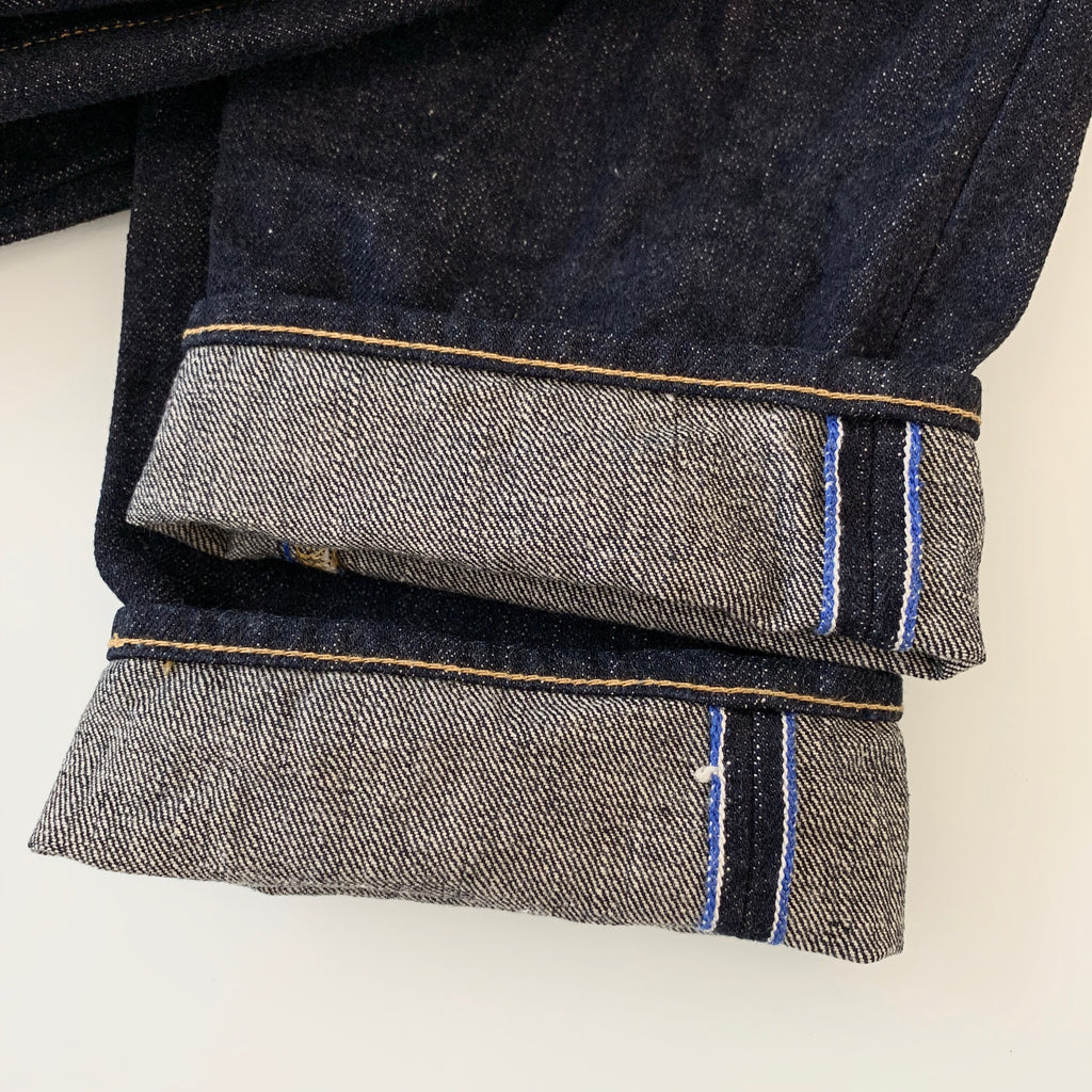 NHT "Natural Indigo" High Tapered 16.5oz Selvedge Jeans - Tempo