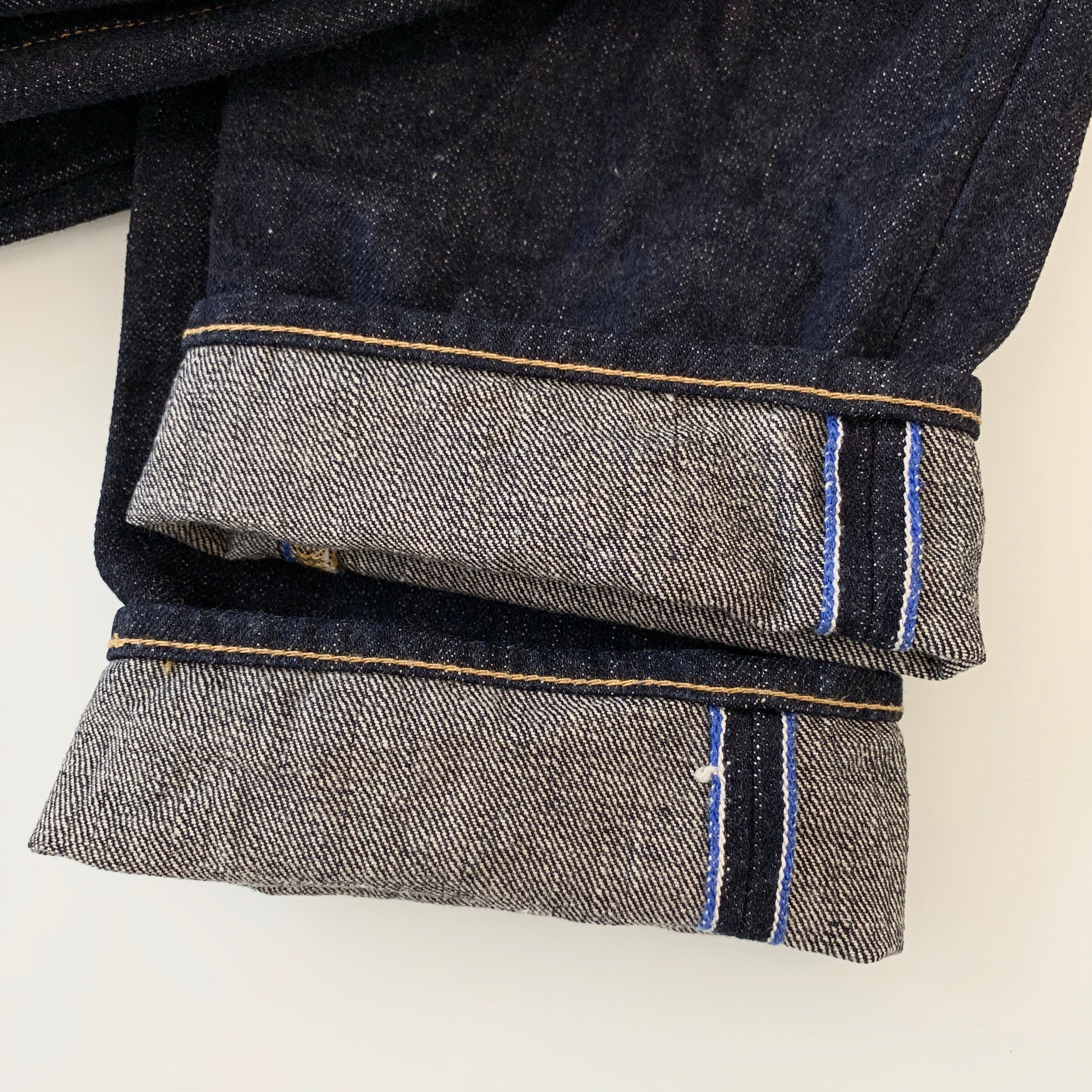 NHT "Natural Indigo" High Tapered 16.5oz Selvedge Jeans - Tempo