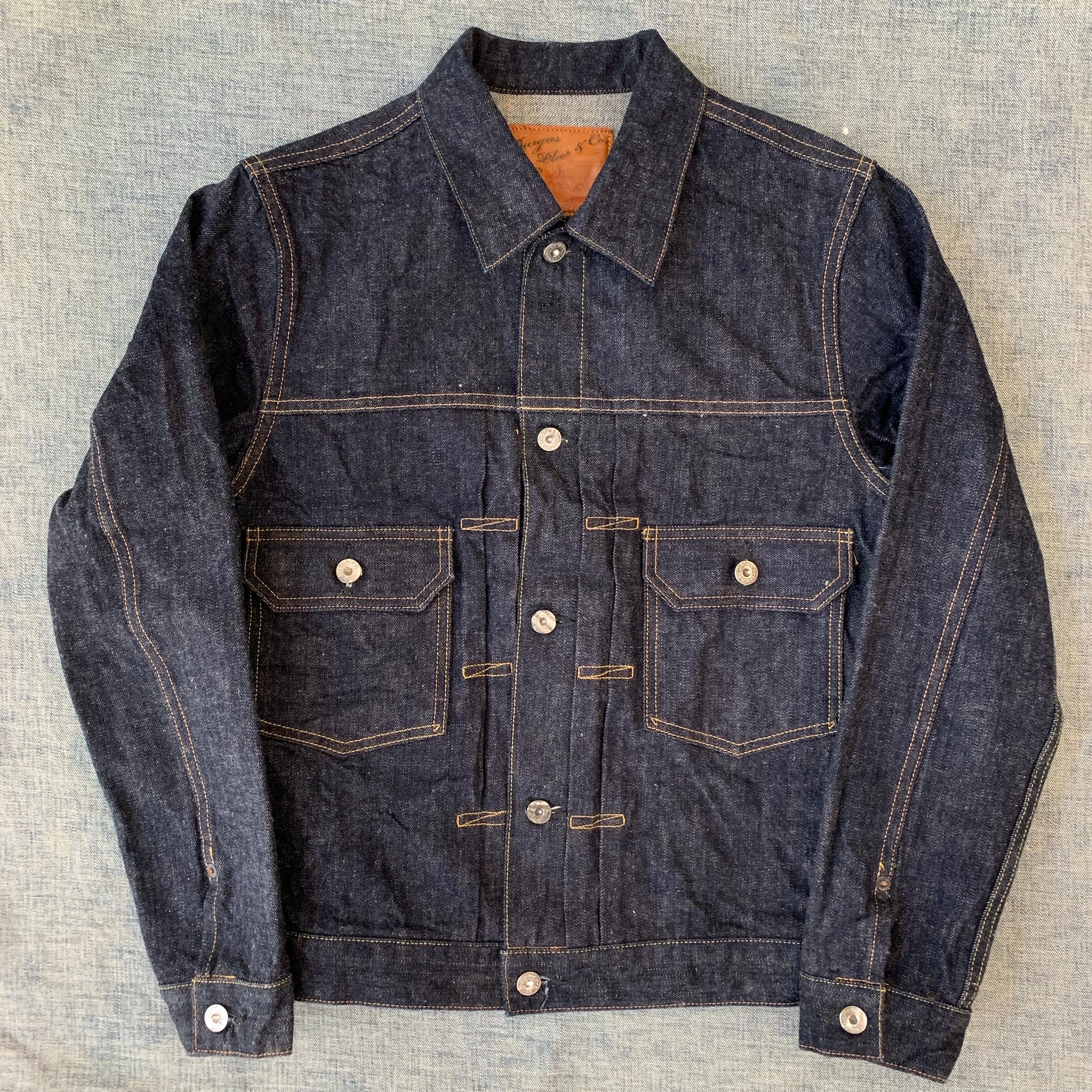 Natural Indigo Type II 14.5oz Selvedge Denim Jacket - OW (71949-XX) - Tempo