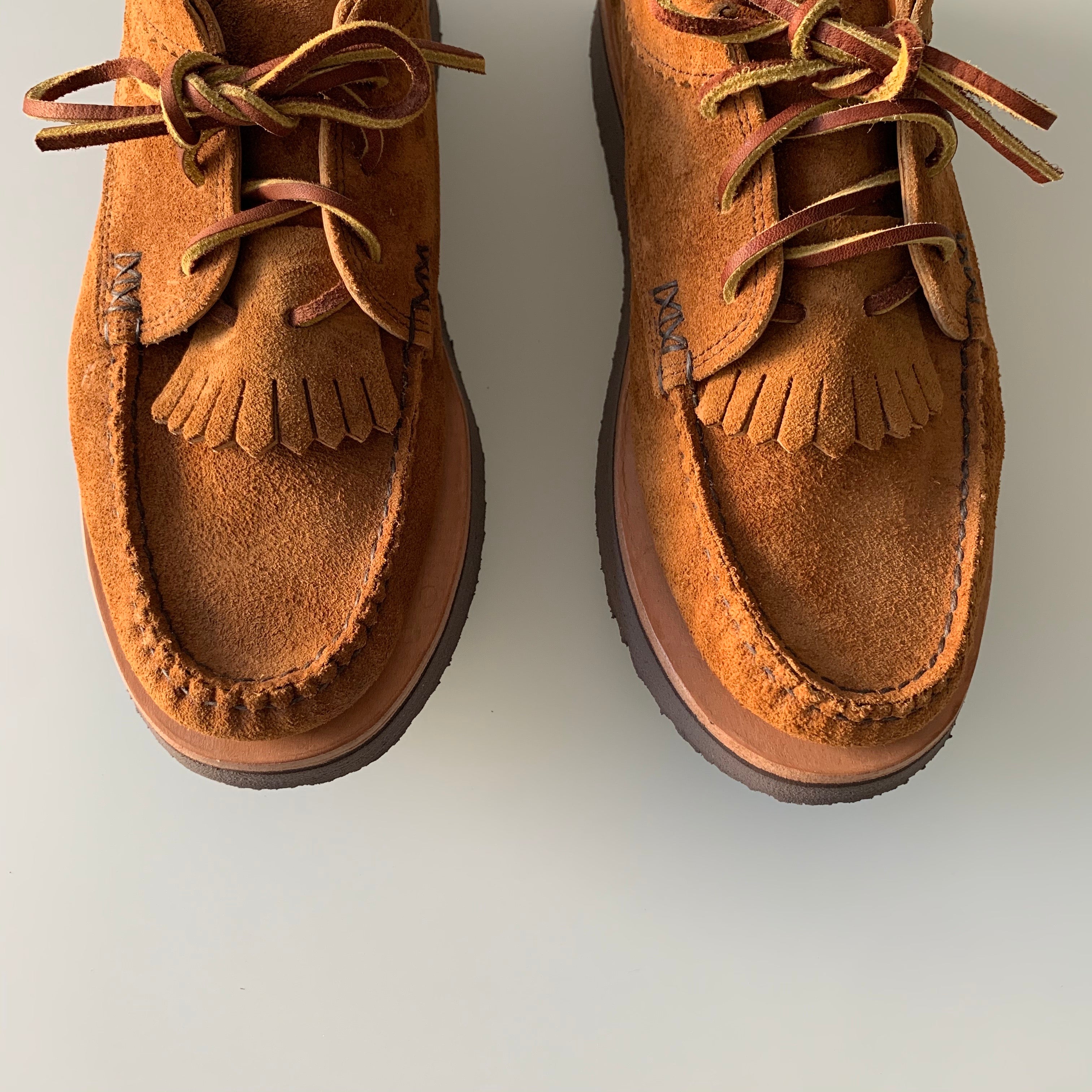 Blucher Rocker with Kiltie in Flesh Out Golden Brown - Tempo