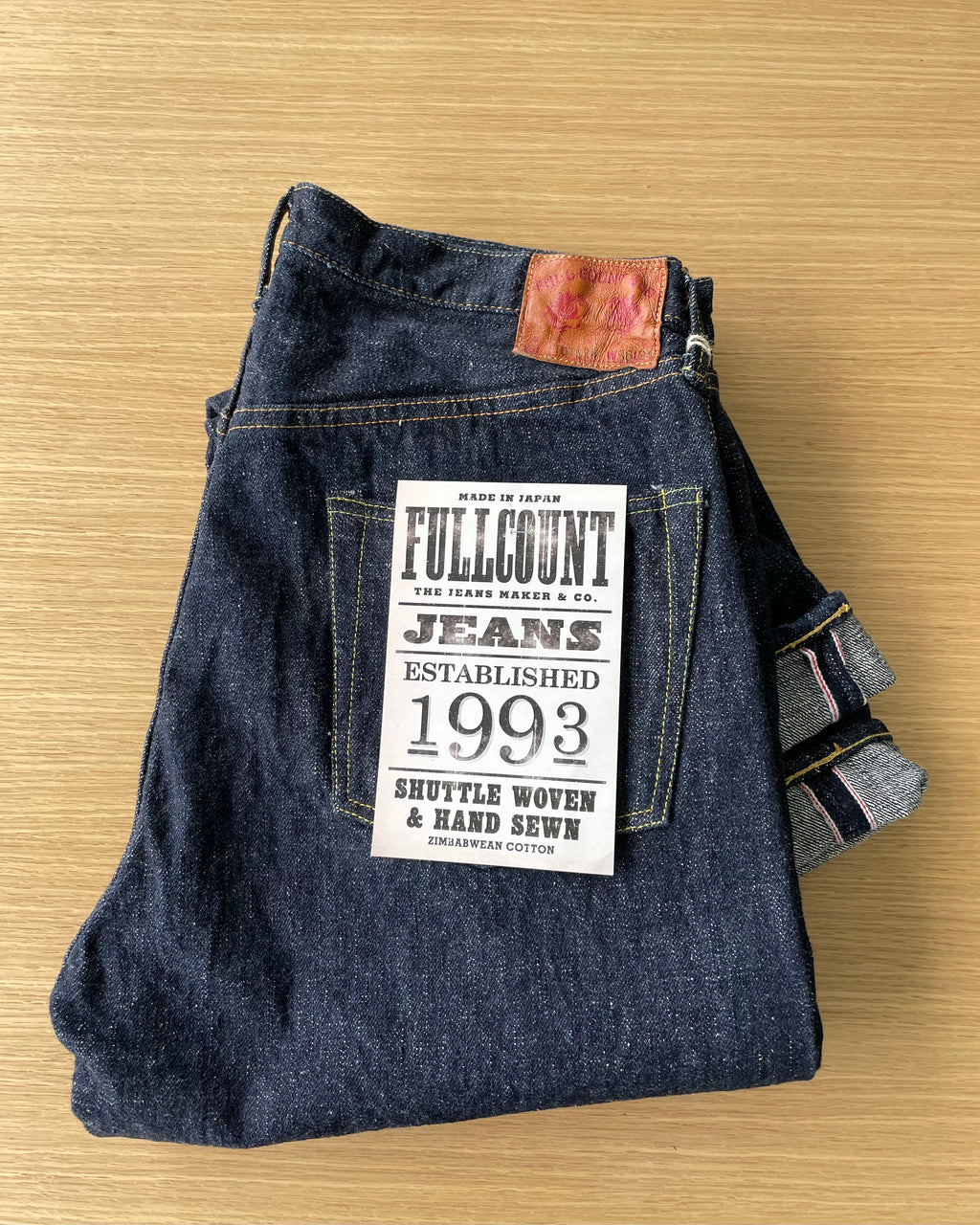 Original Straight Super Rough 15.5oz Selvedge Denim - OW - 1101SR - Tempo