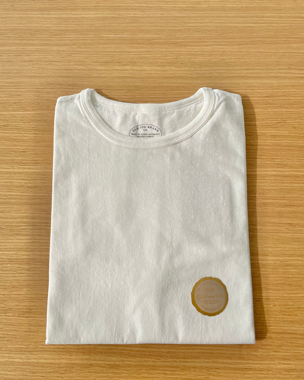 Tube Tee Crew Neck in Off White - Tempo
