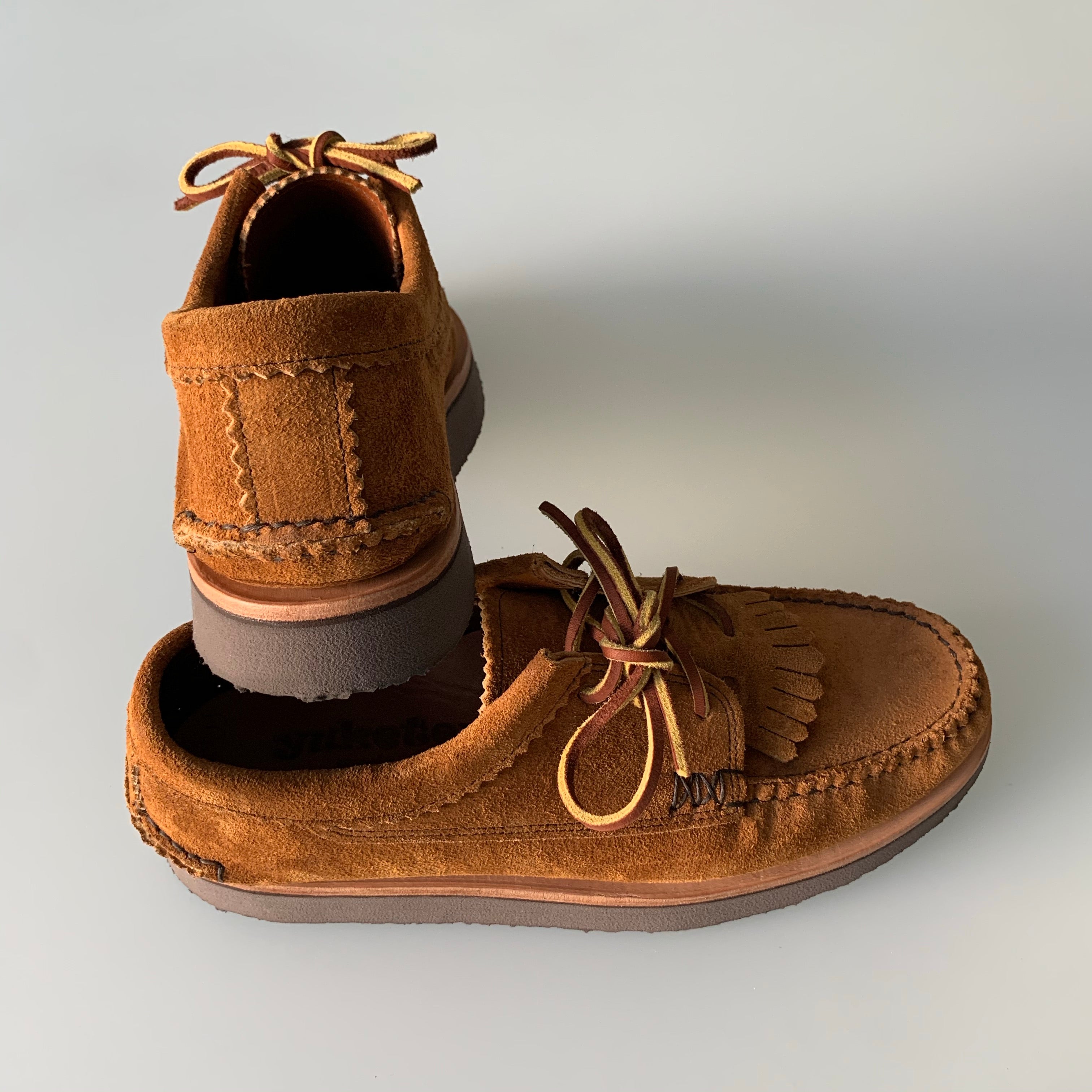 Blucher Rocker with Kiltie in Flesh Out Golden Brown - Tempo