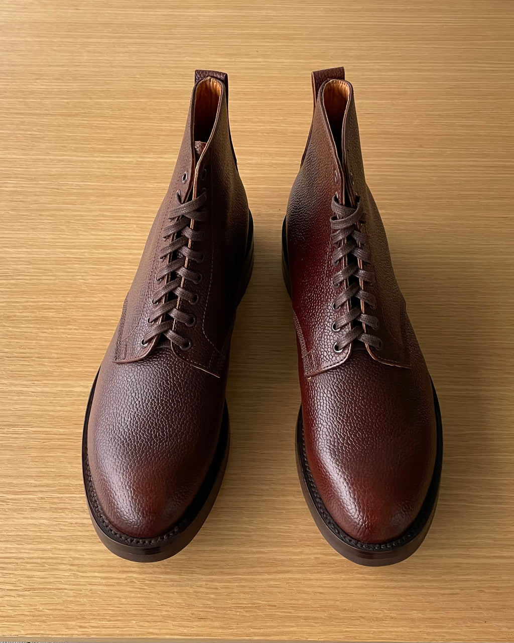 Eric Service Boot in Shrink Golden Brown - Tempo