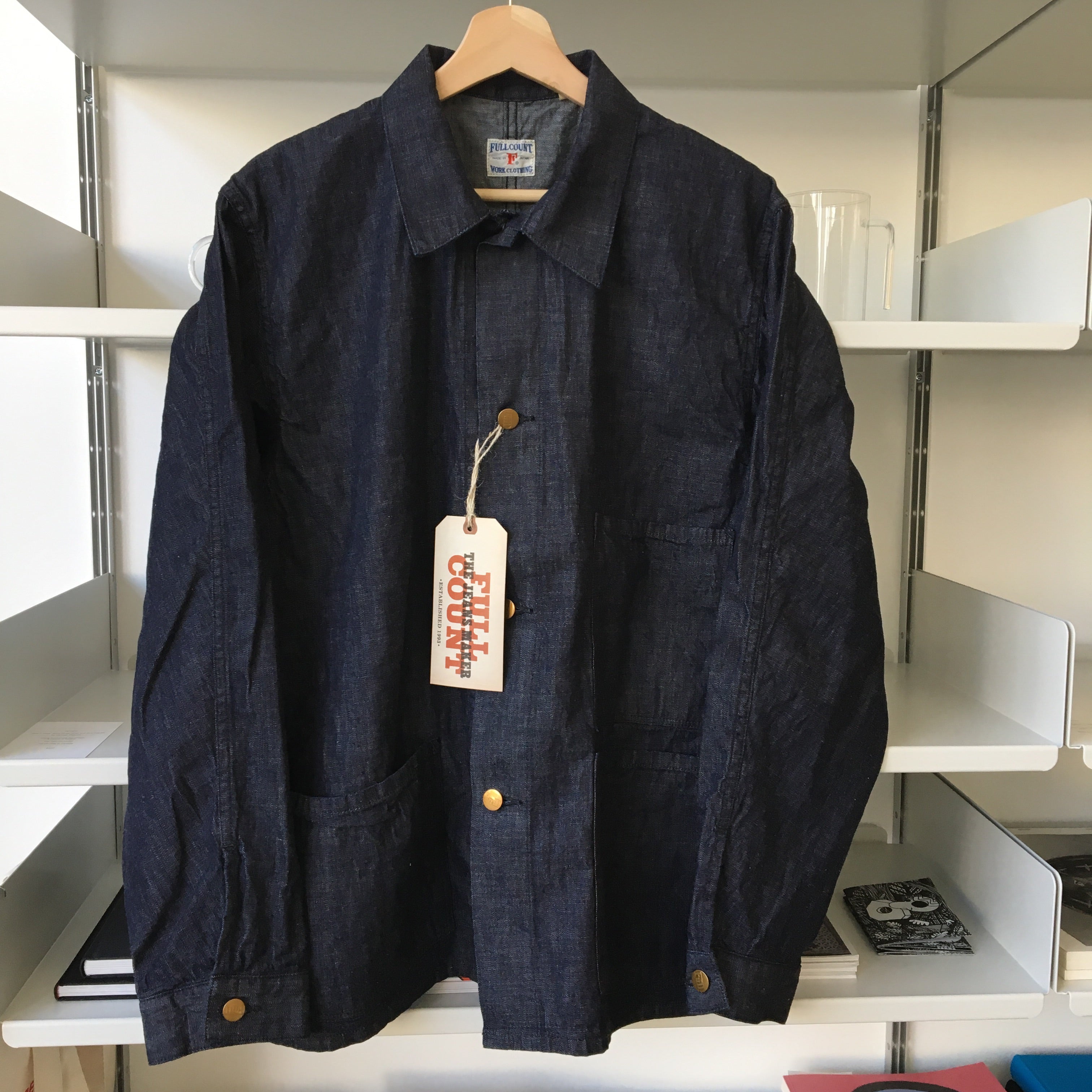 1930's French Work Coverall in 8oz Indigo Denim - OW - Tempo