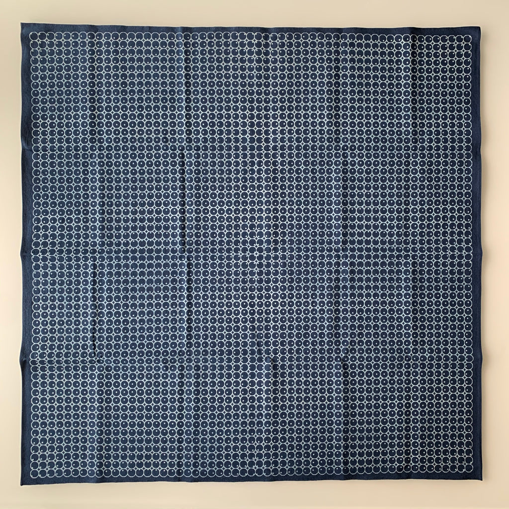 Furoshiki Awa - Sukumo Natural Indigo Hand-Dyed - Tempo