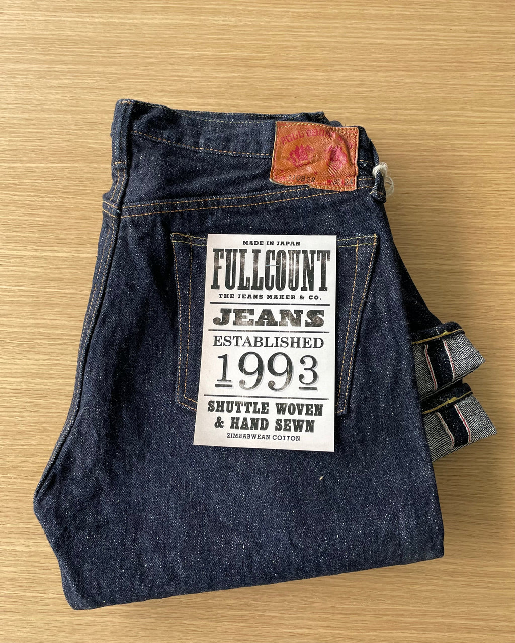 Slim Straight 15.5oz Super Rough Selvedge Denim - OW - 1108SR - Tempo