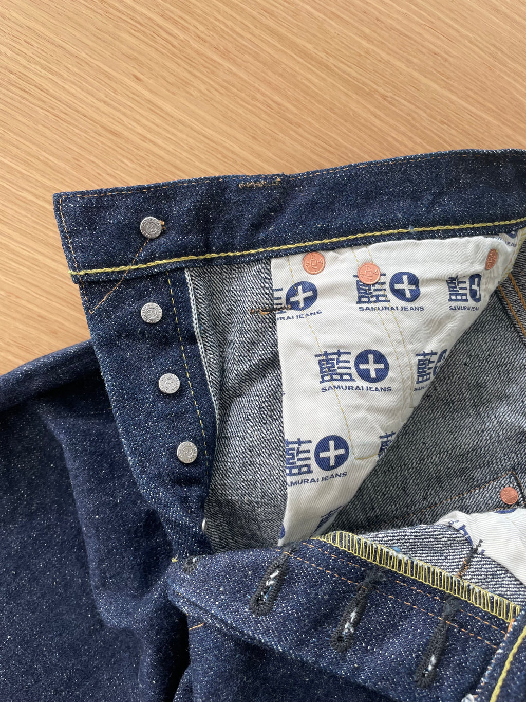 18oz Japanese Organic Cotton AI + Selvedge Denim - Slim Straight OW - Tempo