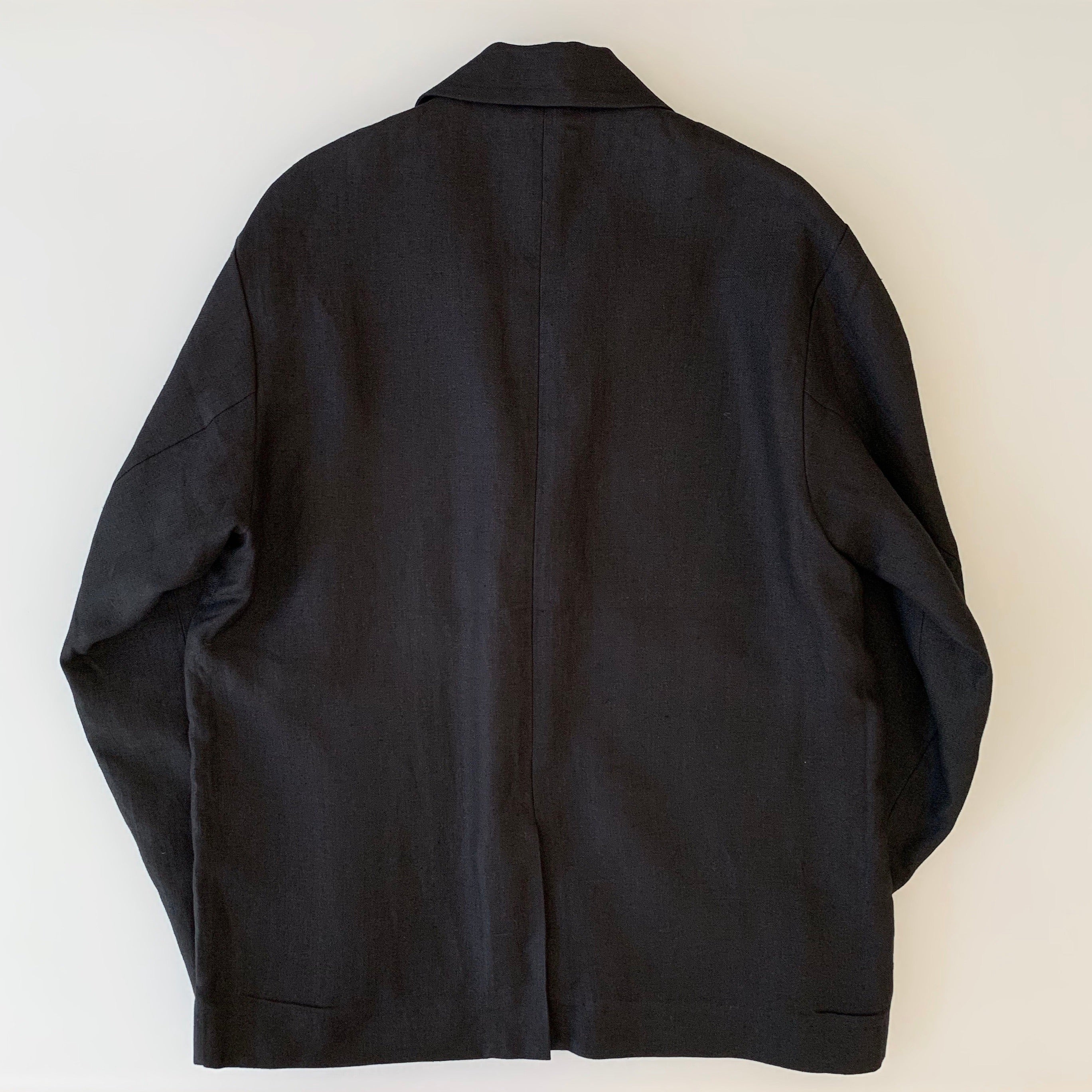 "Tango" Linen Jacket in Black