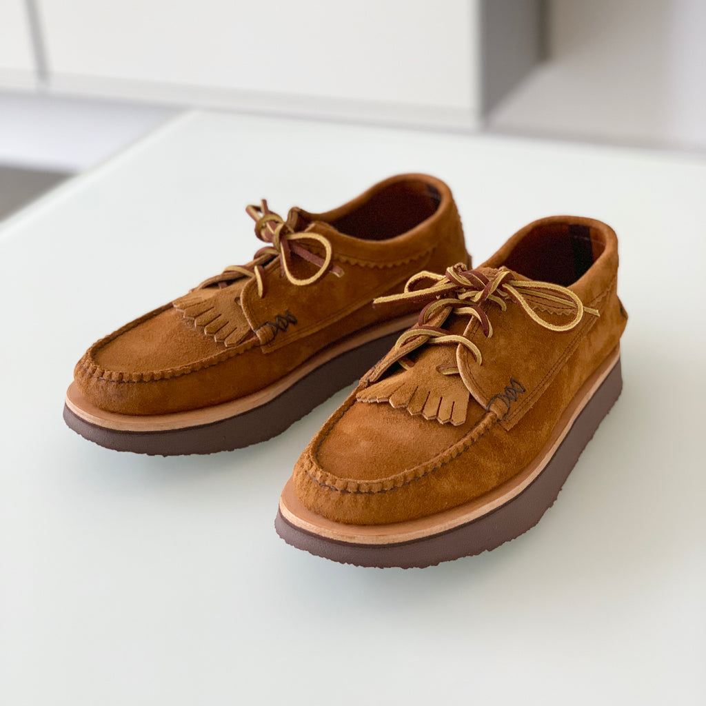 Blucher Rocker with Kiltie in Flesh Out Golden Brown - Tempo