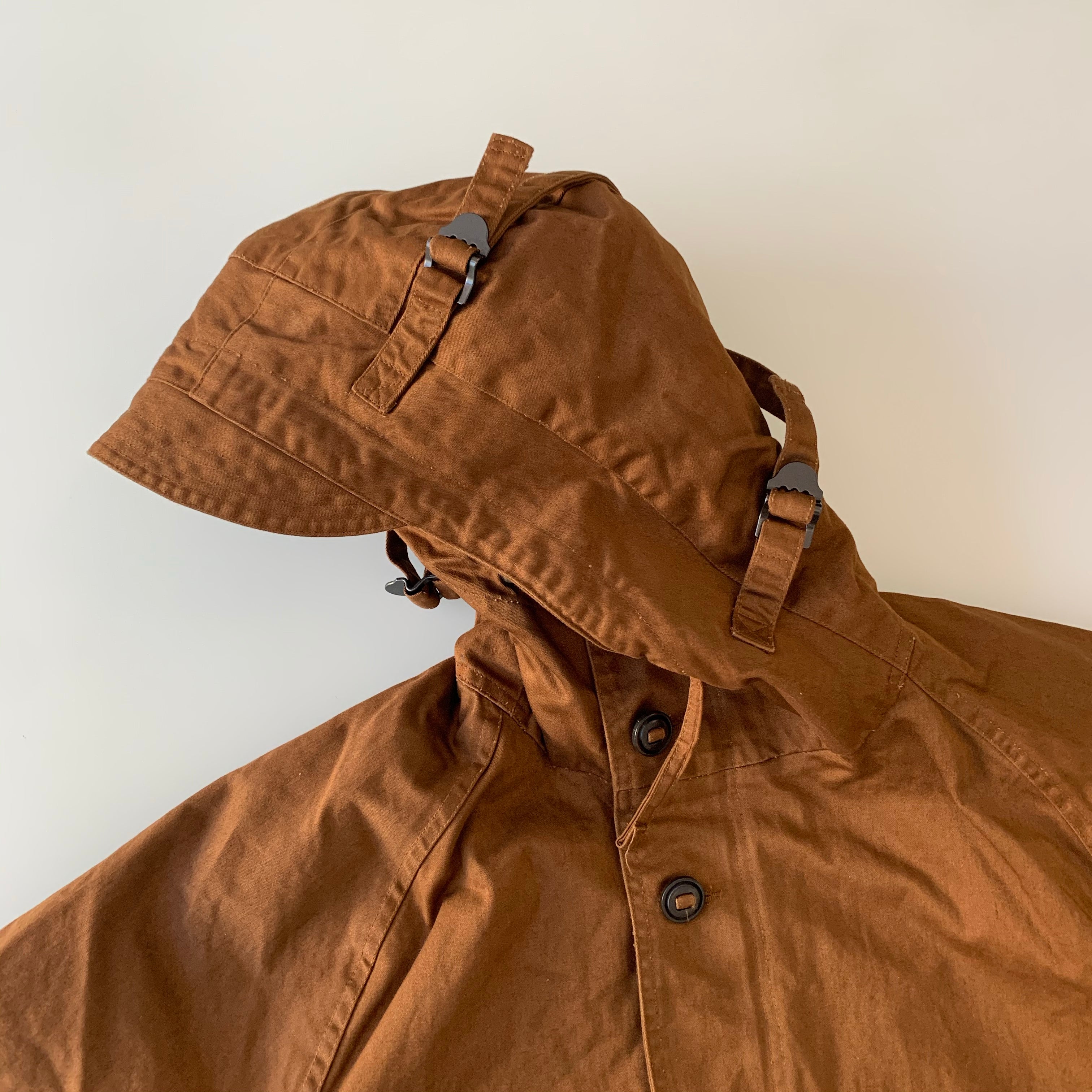 EASTLOGUE Foul Tempo TEMPO Weather Design Brown Store - in – Backsatin Parka