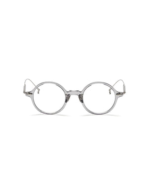 Coming Soon: ROUND VIII - Clear Grey - Cellulose Acetate & Titanium - Tempo