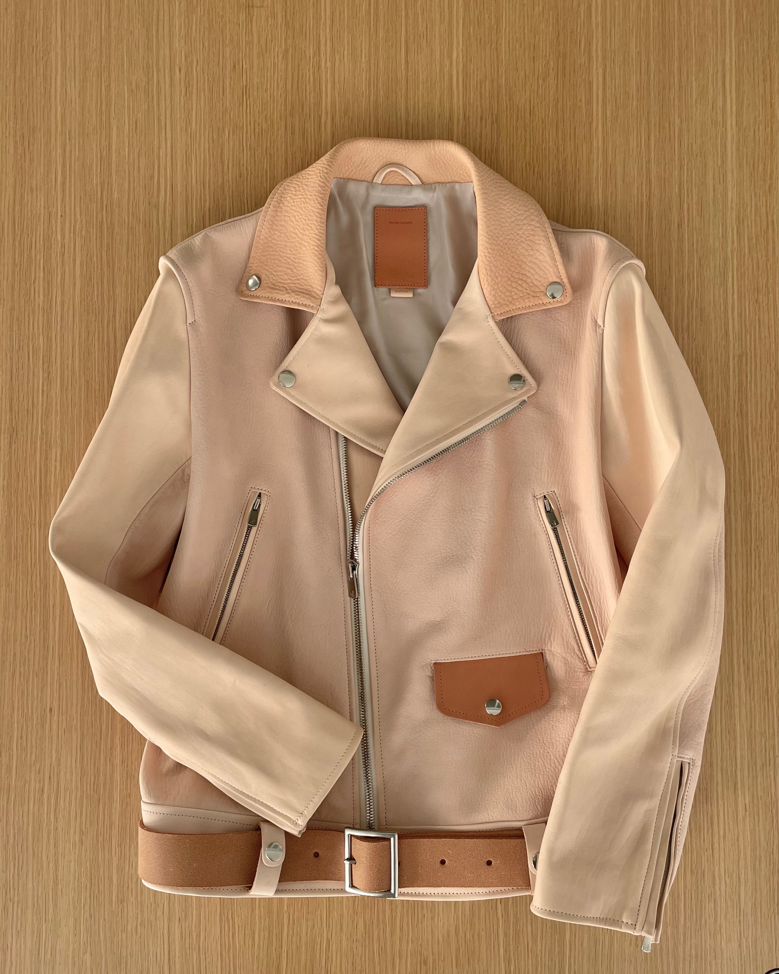 HENDER SCHEME Not Riders Jacket in Natural TEMPO LAUSANNE HENDER SCHEME Not Riders Jacket in Natural TEMPO LAUSANNE
