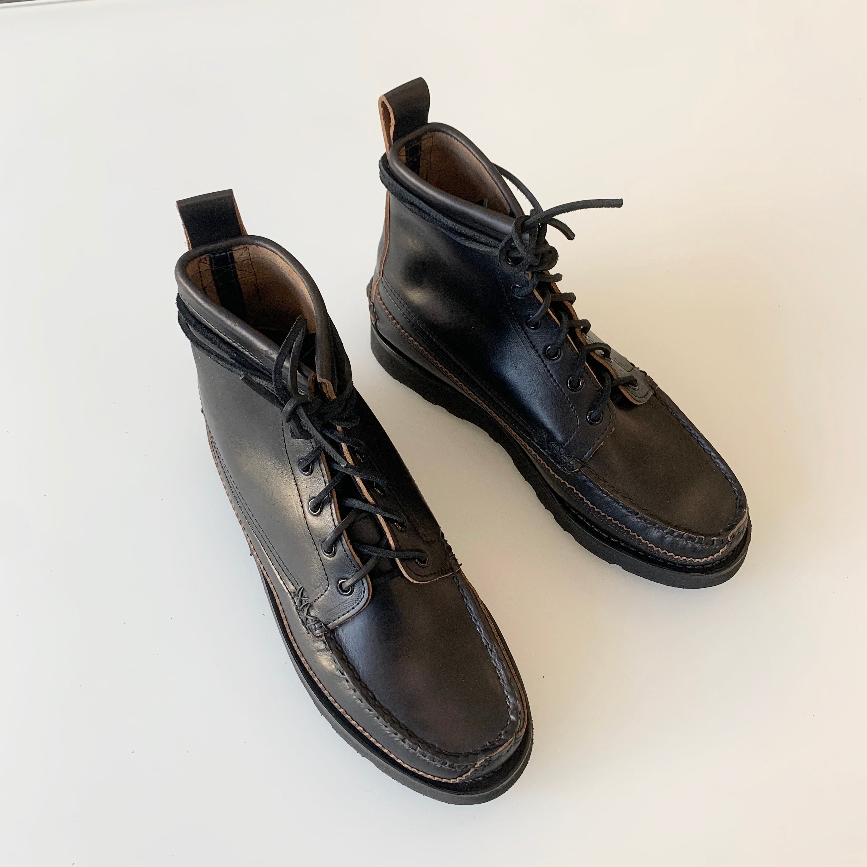 Maine Guide 6 Eye DB Boots in G Black - Tempo