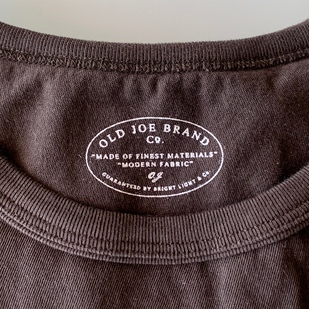 Tube Tee Crew Neck in Espresso - Tempo